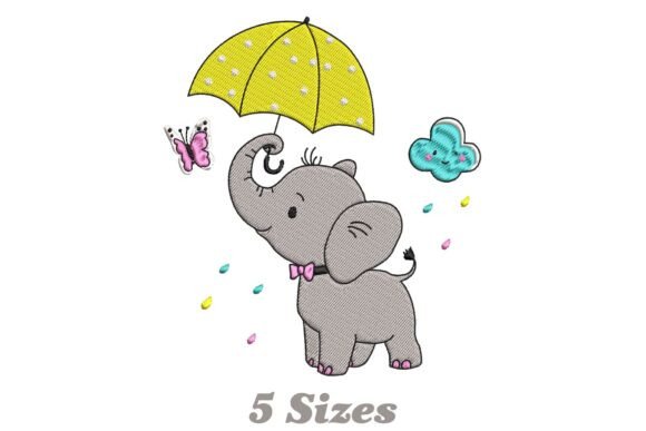 Baby Elephant Holding an Umbrella Review