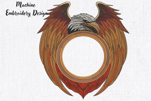 Eagle and Wings Round Monogram Frame Review