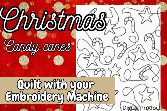 Review: Christmas Candy Cane Quilting E2E for Craft Fairs