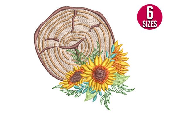 Review: Floral Tree Trunk with Sunflowers Design