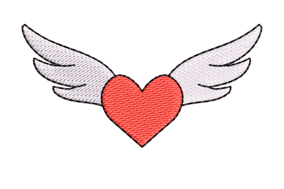 Review: Heart with Angel Wings for Boutique Sweatshirts