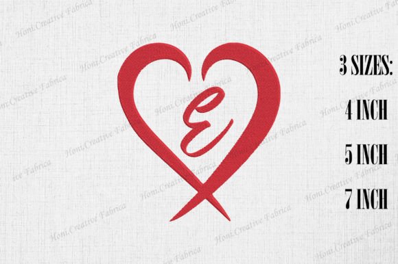 Review: Letter E with Heart Valentine s Day