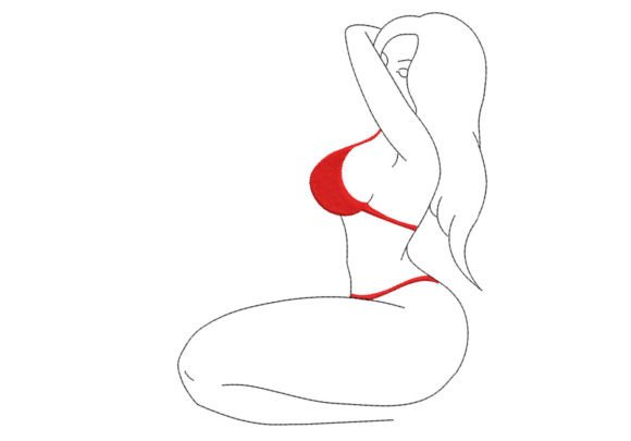 Review: Woman Beauty Line Art for Holiday Sales