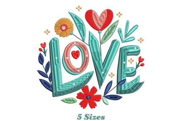Reviewing Floral Word Love for Small Business Merch