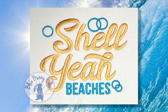 Shell Yeah: A Coastal Holiday Embroidery Review